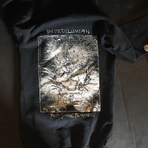 Antediluvian sweatshirt super distressed